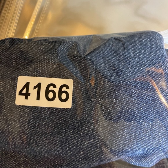 Hollister Vintage Straight Jeans Womens 33/25 Blue Curvy Ultra High Rise Ripped - Picture 10 of 11